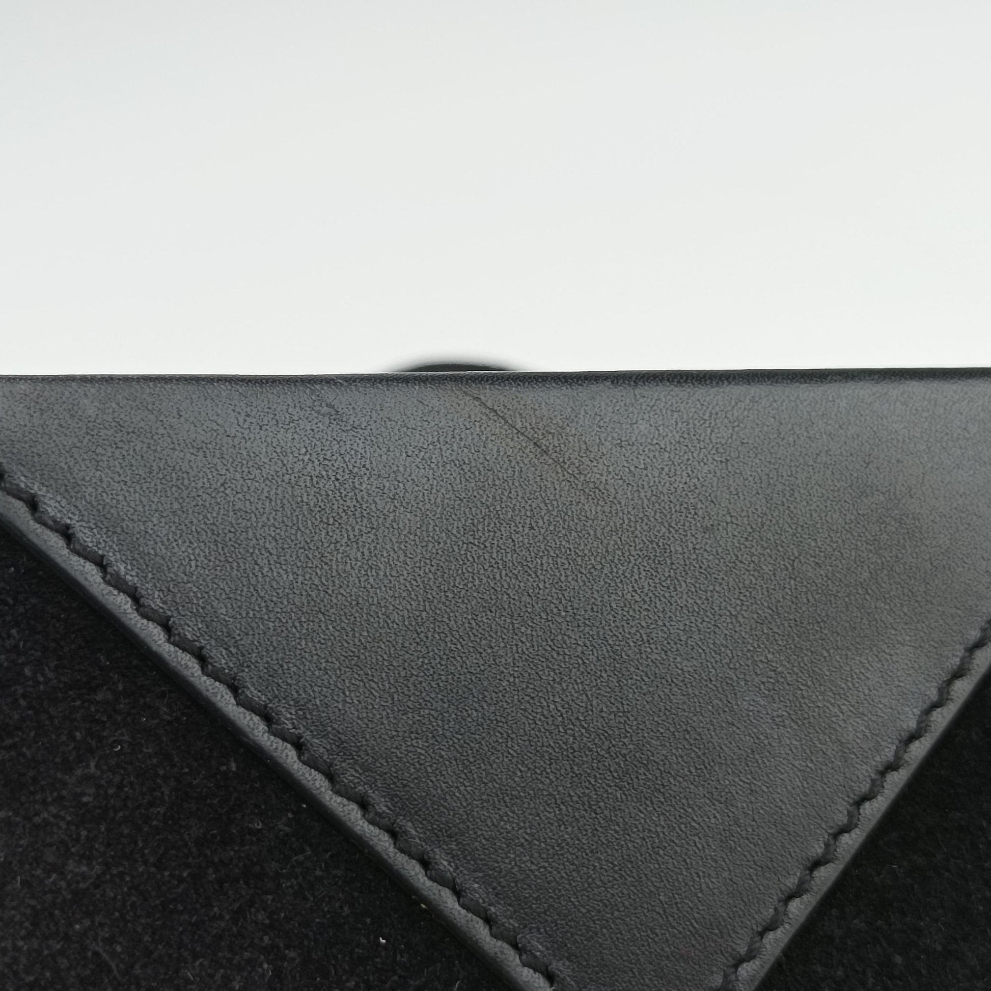 Small Betty Flap Black Suede × Leather 314516 BCI314516.0216ベティ スモール ブラック スエード × レザー 314516 BCI314516.0216