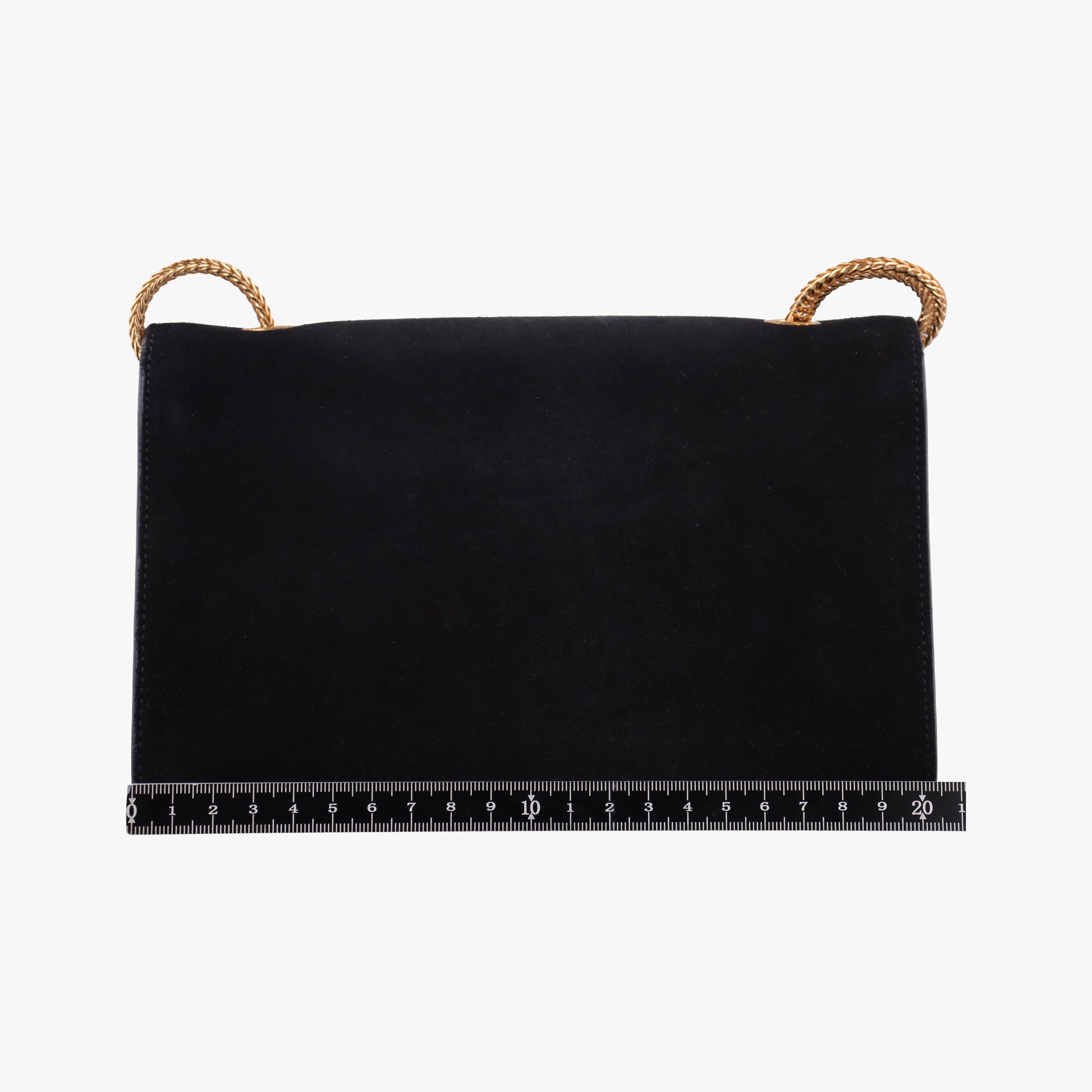 Small Betty Flap Black Suede × Leather 314516 BCI314516.0216ベティ スモール ブラック スエード × レザー 314516 BCI314516.0216