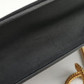 Small Betty Flap Black Suede × Leather 314516 BCI314516.0216ベティ スモール ブラック スエード × レザー 314516 BCI314516.0216