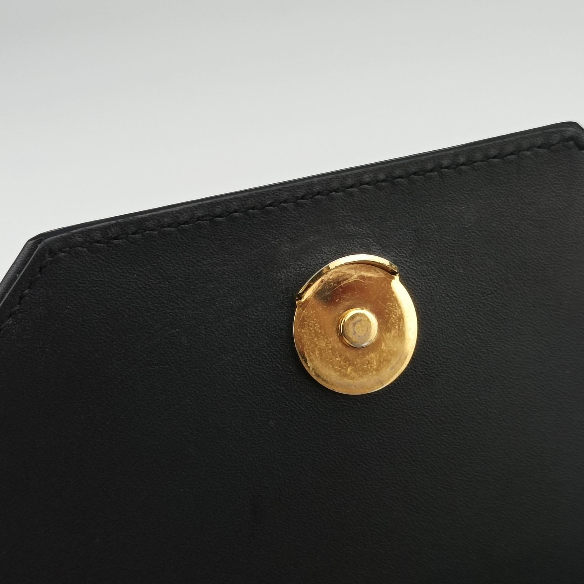 Small Betty Flap Black Suede × Leather 314516 BCI314516.0216ベティ スモール ブラック スエード × レザー 314516 BCI314516.0216