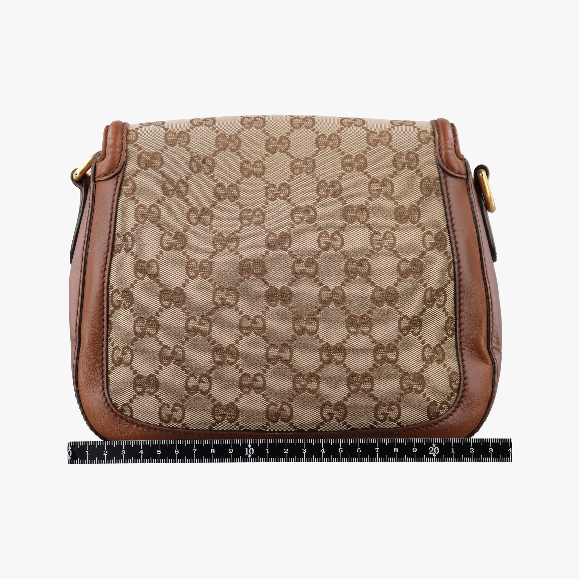 Lady Web Brown canvas×leather 383848 D019281185レディ ウェブ ブラウン キャンバス×レザー 383848 D019281185