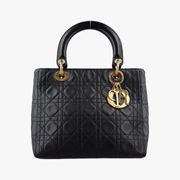 Lady Dior Black lambskin MA-0917レディディオール ブラック ラムスキン MA-0917