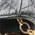 Lady Dior Black lambskin MA-0917レディディオール ブラック ラムスキン MA-0917