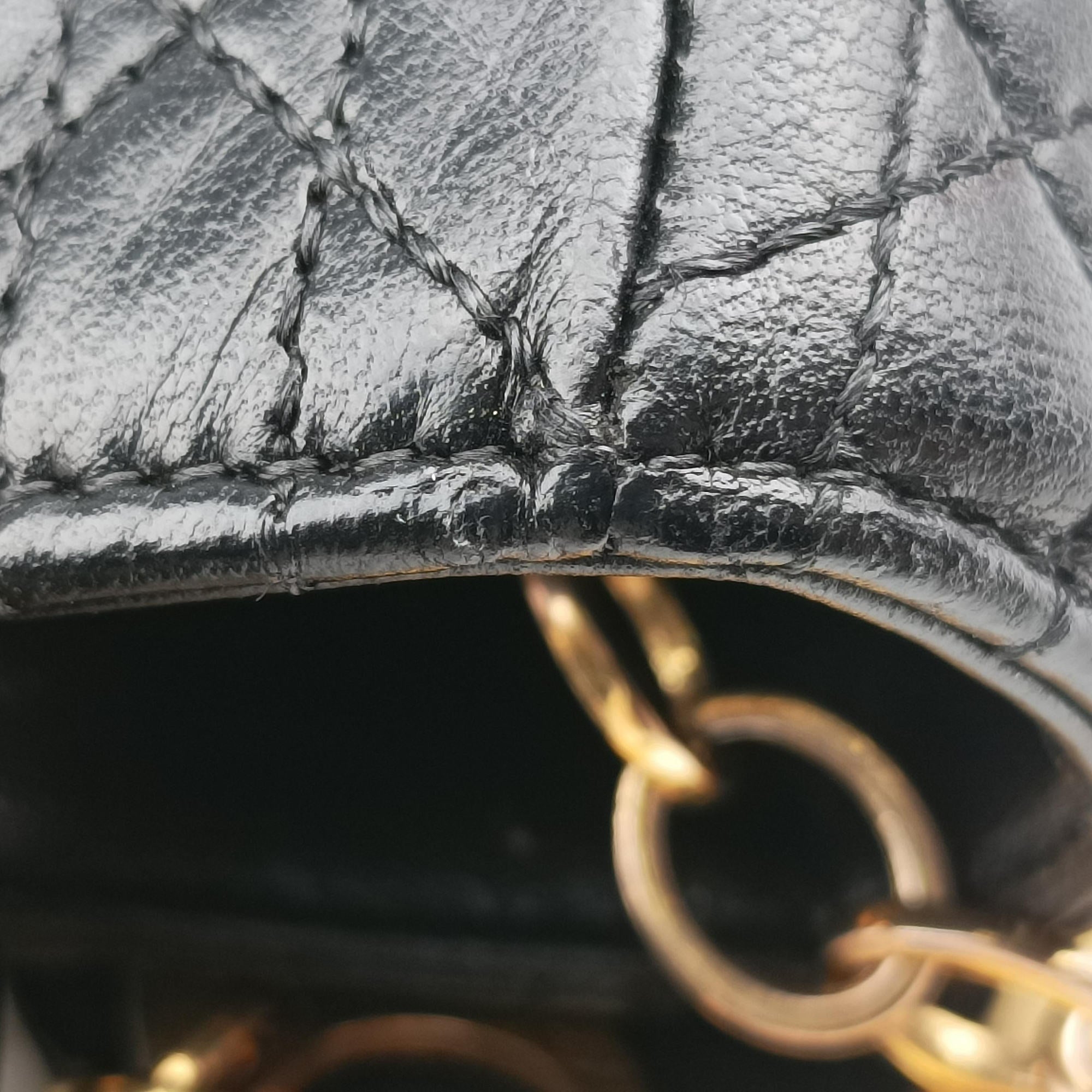 Lady Dior Black lambskin MA-0917レディディオール ブラック ラムスキン MA-0917