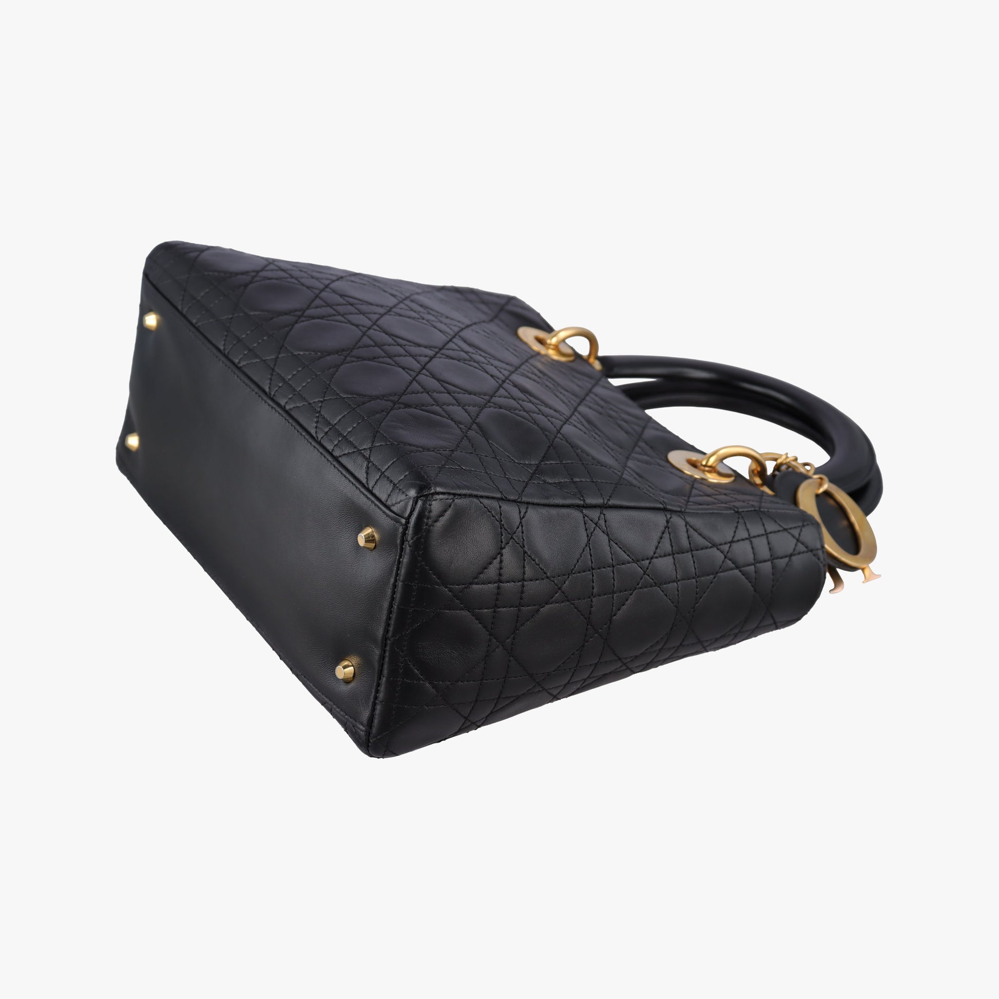 Lady Dior Black lambskin MA-0917レディディオール ブラック ラムスキン MA-0917