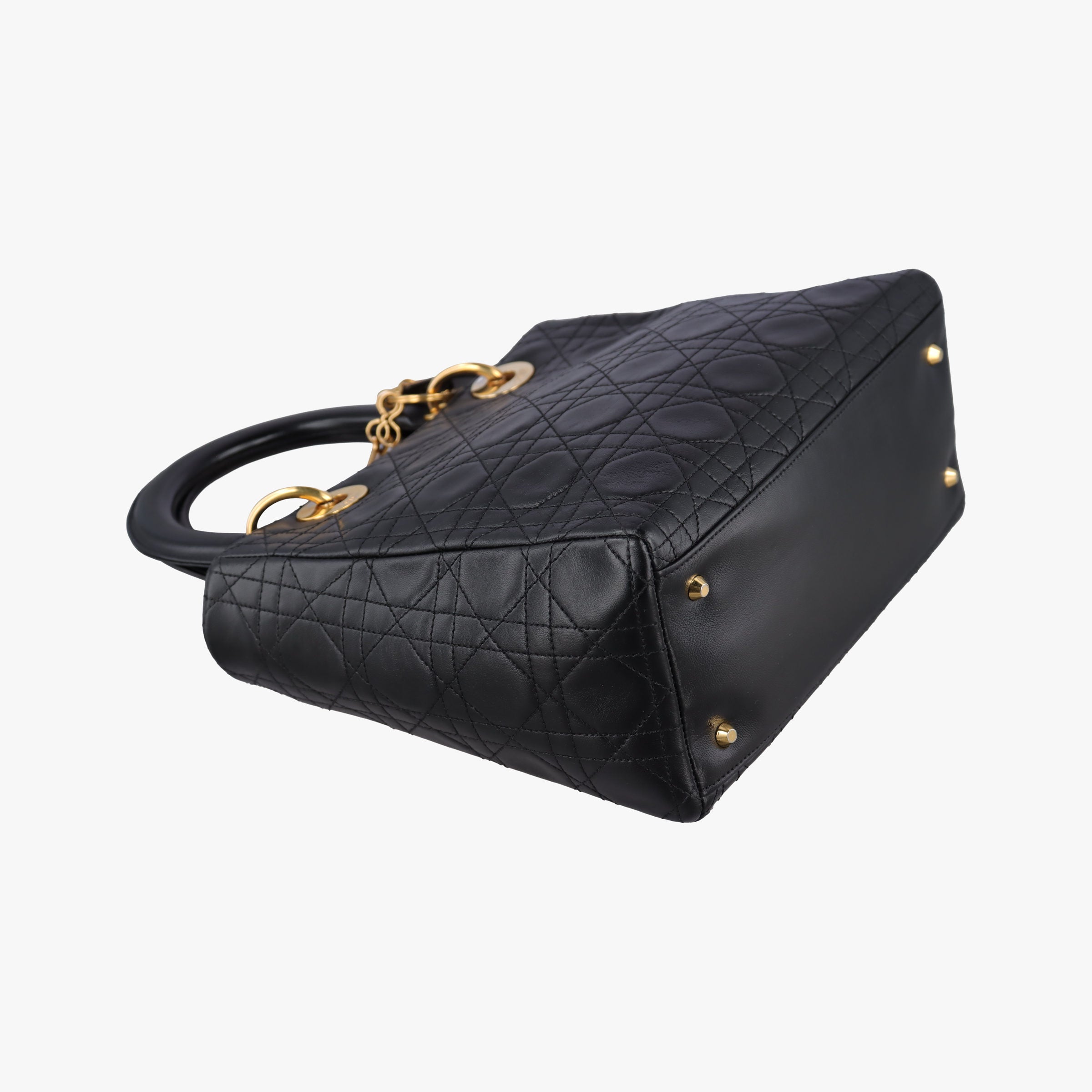 Lady Dior Black lambskin MA-0917レディディオール ブラック ラムスキン MA-0917