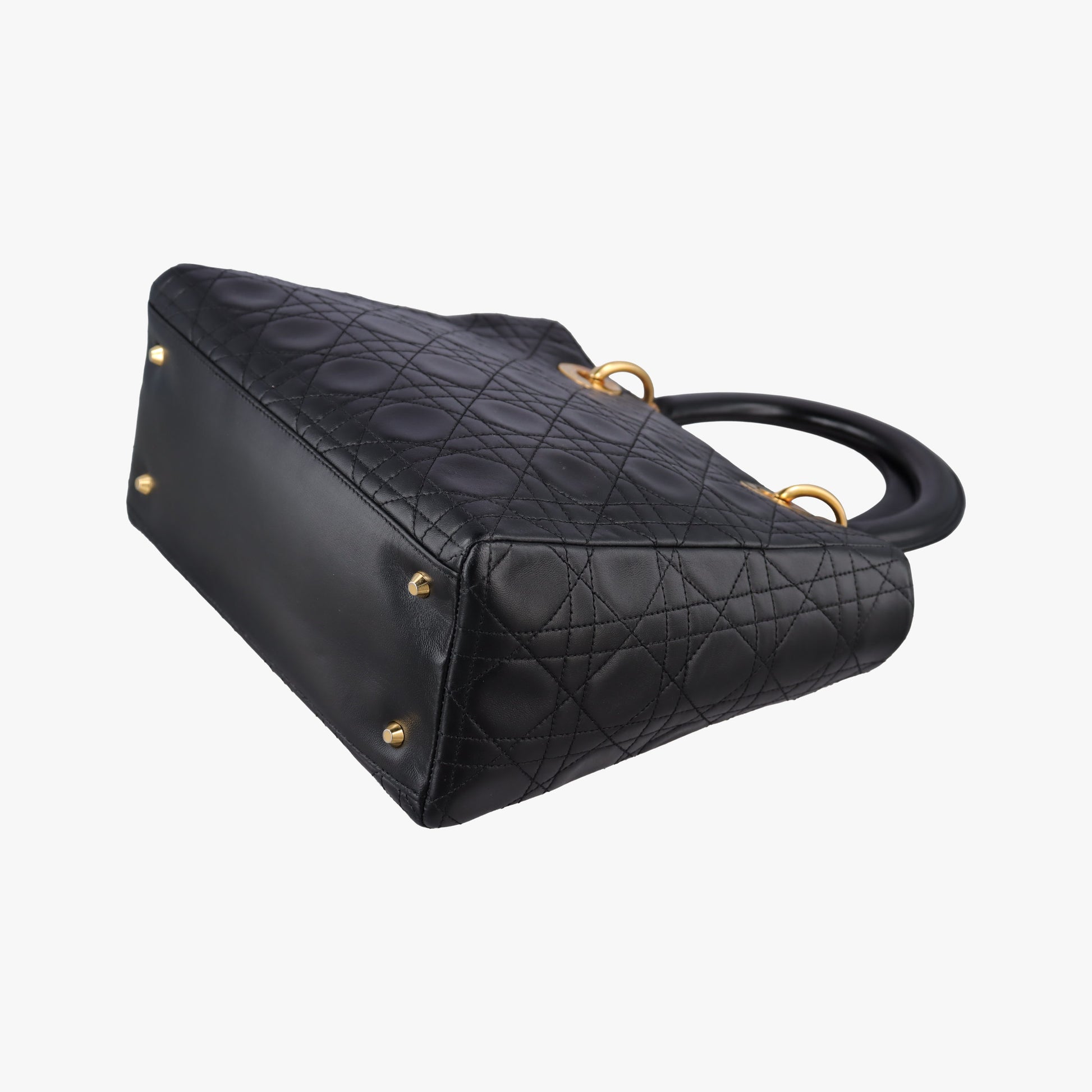 Lady Dior Black lambskin MA-0917レディディオール ブラック ラムスキン MA-0917