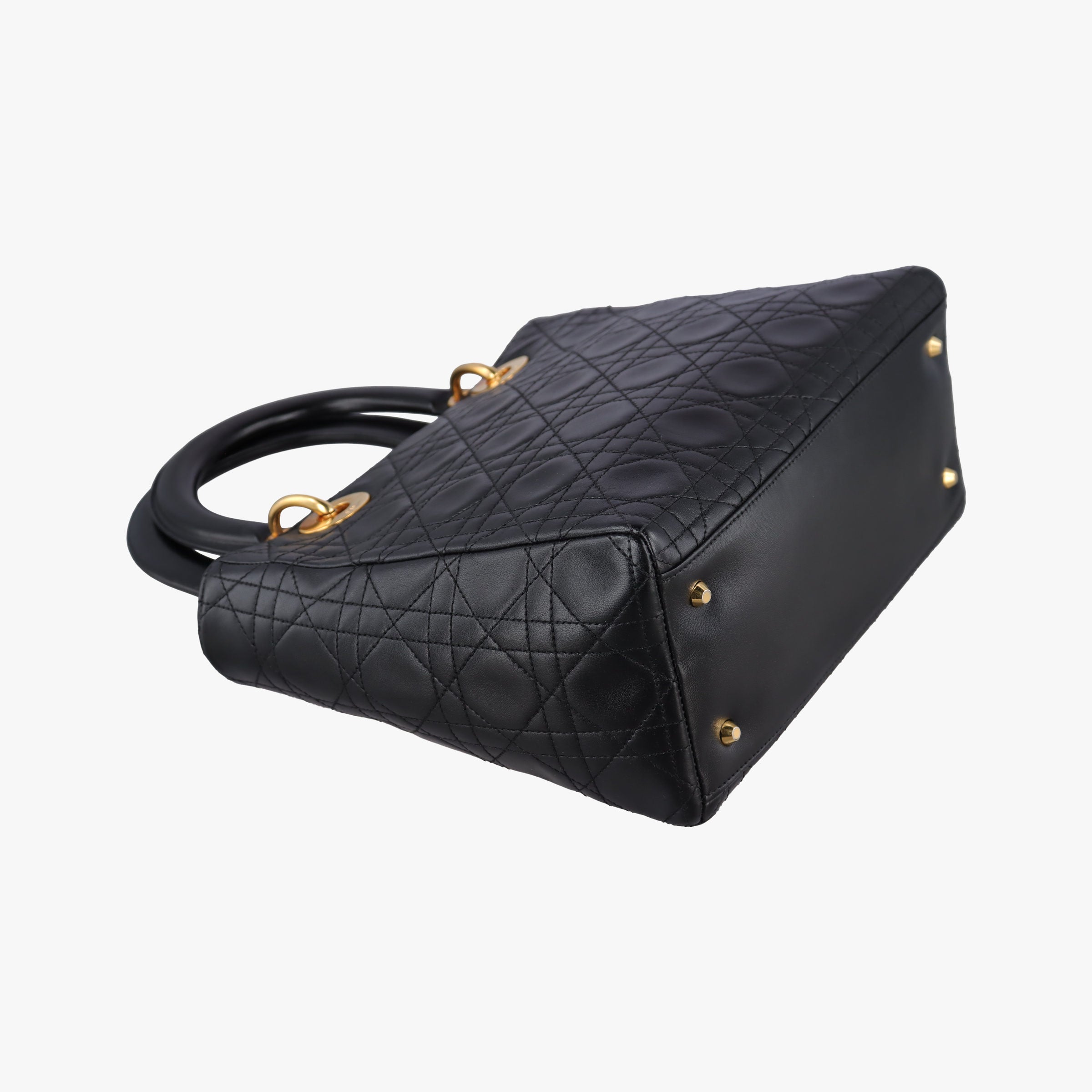 Lady Dior Black lambskin MA-0917レディディオール ブラック ラムスキン MA-0917