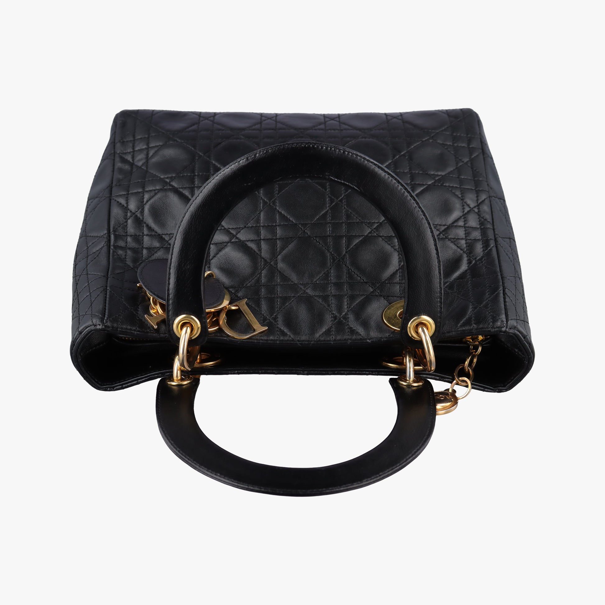 Lady Dior Black lambskin MA-0917レディディオール ブラック ラムスキン MA-0917