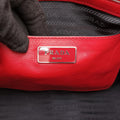 Twin Pocket Winged Tote Red Leather BN2619 110ツイン ポケット ウィング トート レッド レザー BN2619 110
