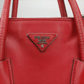 Twin Pocket Winged Tote Red Leather BN2619 110ツイン ポケット ウィング トート レッド レザー BN2619 110