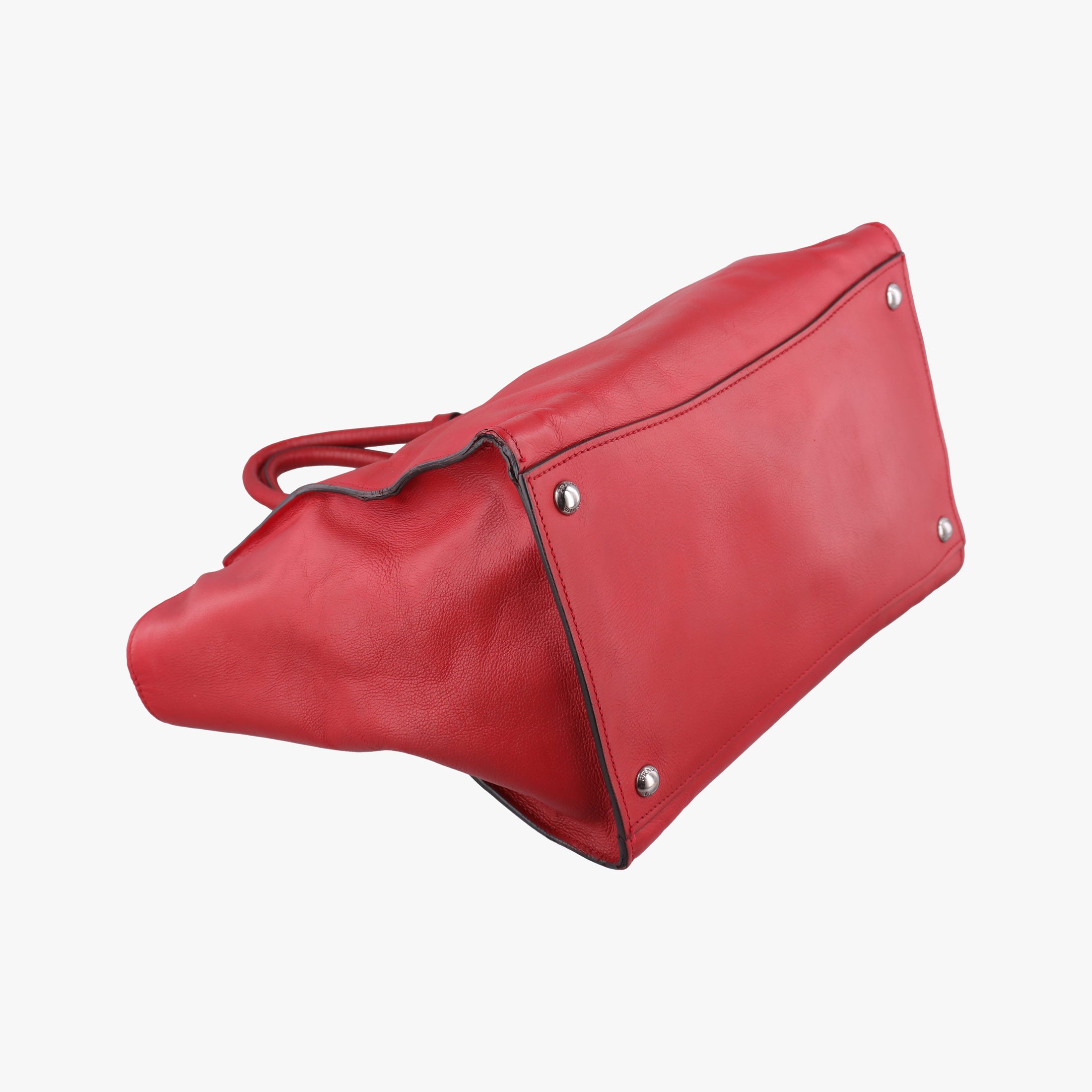 Twin Pocket Winged Tote Red Leather BN2619 110ツイン ポケット ウィング トート レッド レザー BN2619 110