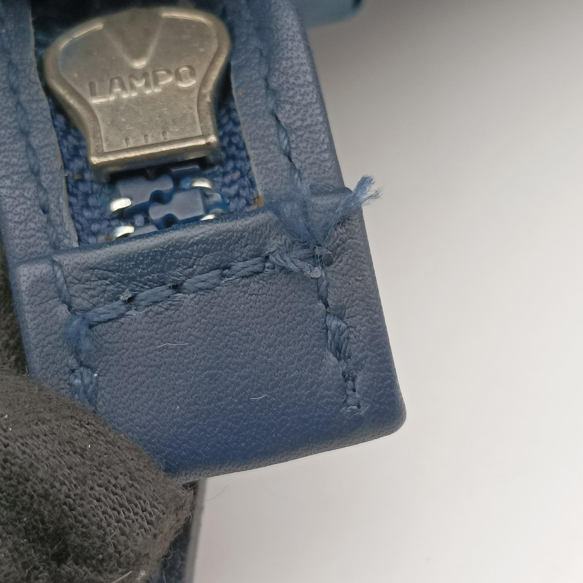 Cococoon Quilting Blue Nylon×Leather A47107 13664271コココクーン キルティング ブルー ナイロン×レザー A47107 13664271