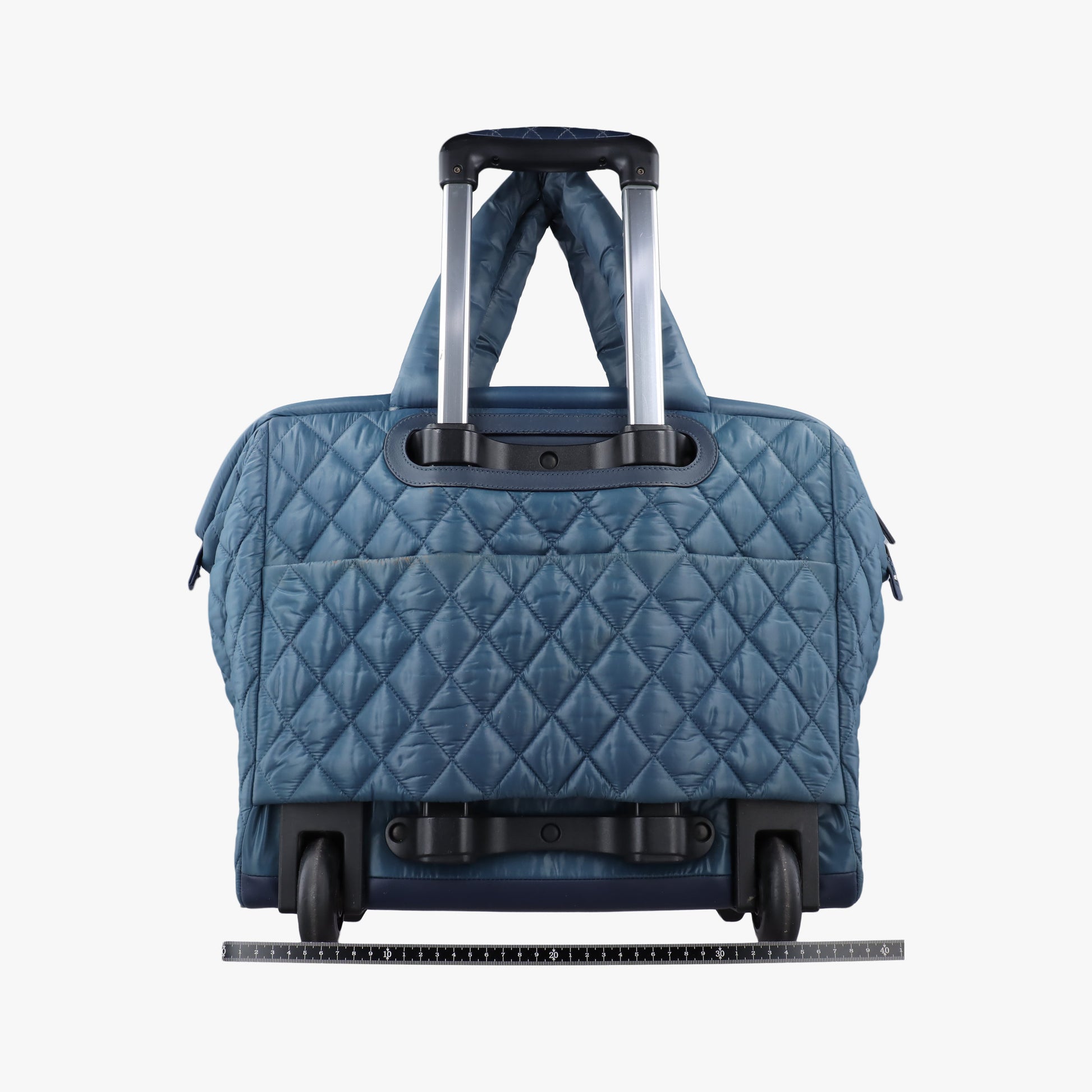 Cococoon Quilting Blue Nylon×Leather A47107 13664271コココクーン キルティング ブルー ナイロン×レザー A47107 13664271
