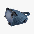Cococoon Quilting Blue Nylon×Leather A47107 13664271コココクーン キルティング ブルー ナイロン×レザー A47107 13664271