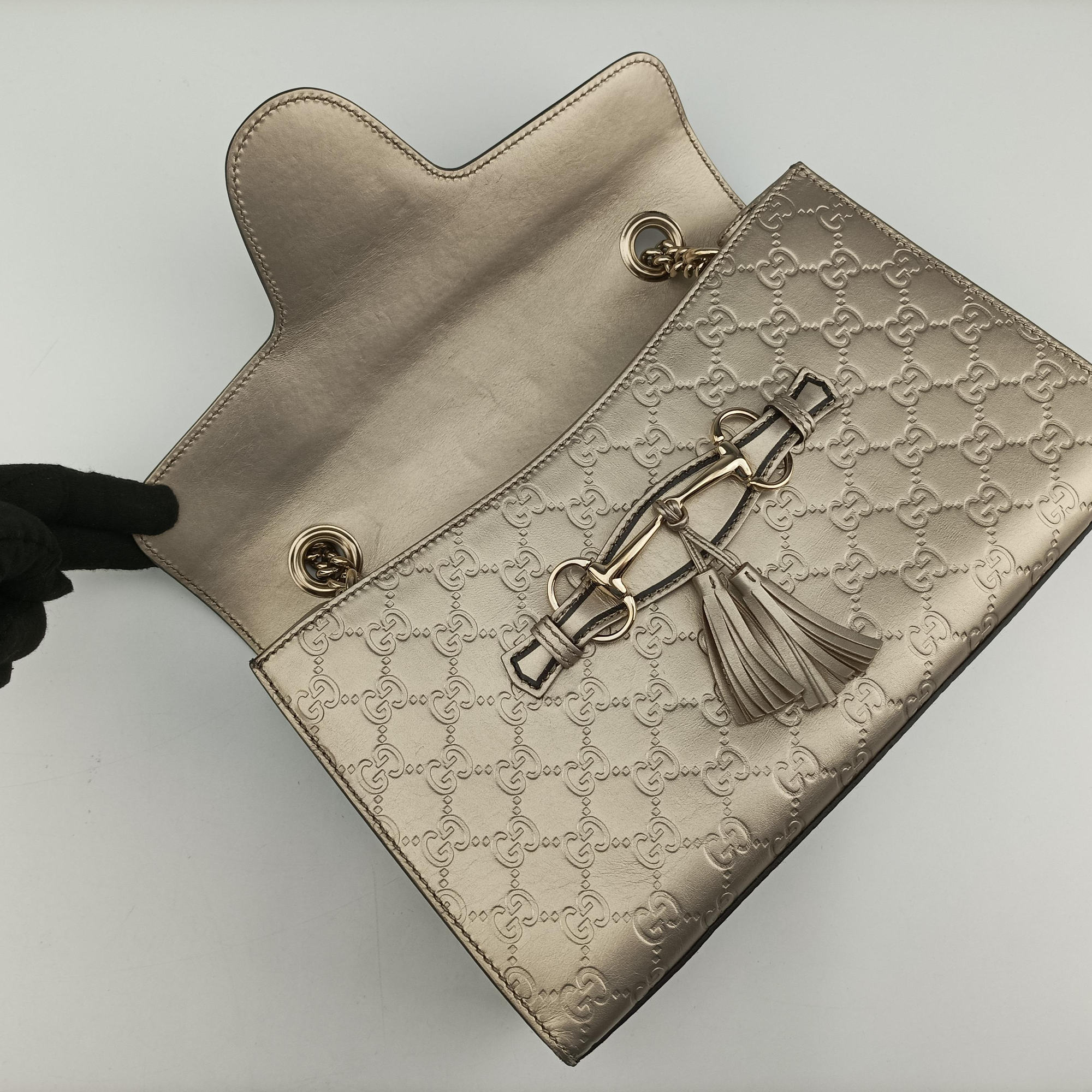 Emily Golden Leather 295402 A014651892エミリー ゴールド レザー 295402 A014651892