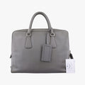 Briefcase Grey SAFFIANO Leather VS305M 58/N 173ブリーフケース グレー サフィアーノレザー VS305M 58/N 173