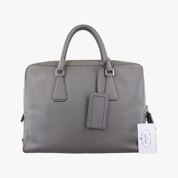 Briefcase Grey SAFFIANO Leather VS305M 58/N 173ブリーフケース グレー サフィアーノレザー VS305M 58/N 173