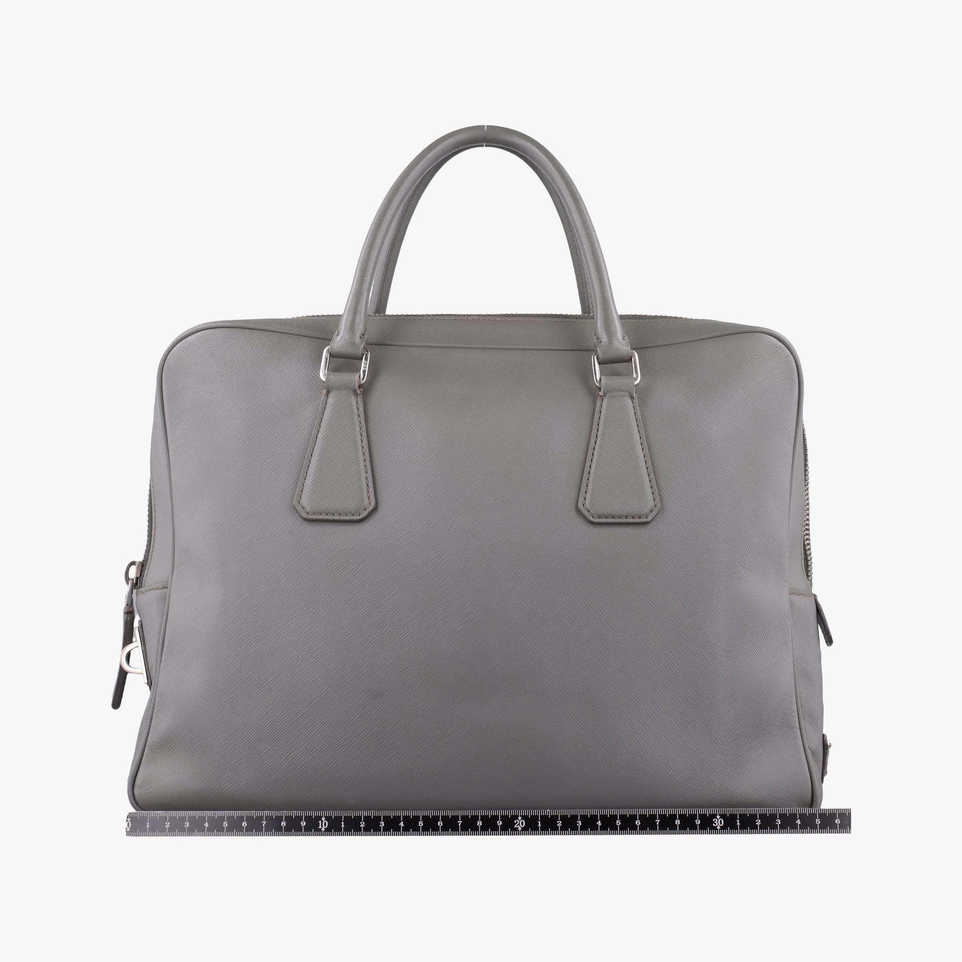 Briefcase Grey SAFFIANO Leather VS305M 58/N 173ブリーフケース グレー サフィアーノレザー VS305M 58/N 173