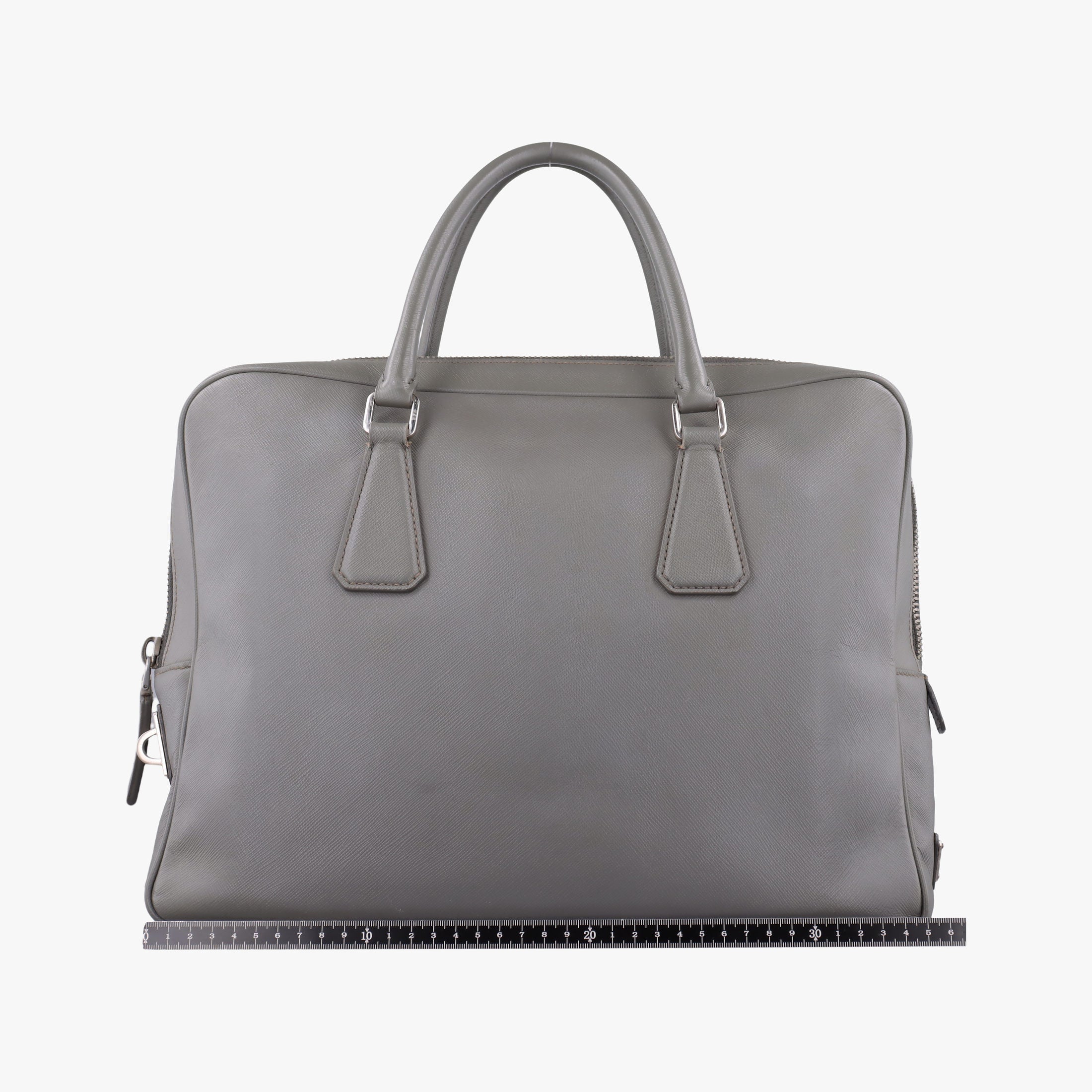 Briefcase Grey SAFFIANO Leather VS305M 58/N 173ブリーフケース グレー サフィアーノレザー VS305M 58/N 173