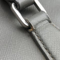 Briefcase Grey SAFFIANO Leather VS305M 58/N 173ブリーフケース グレー サフィアーノレザー VS305M 58/N 173