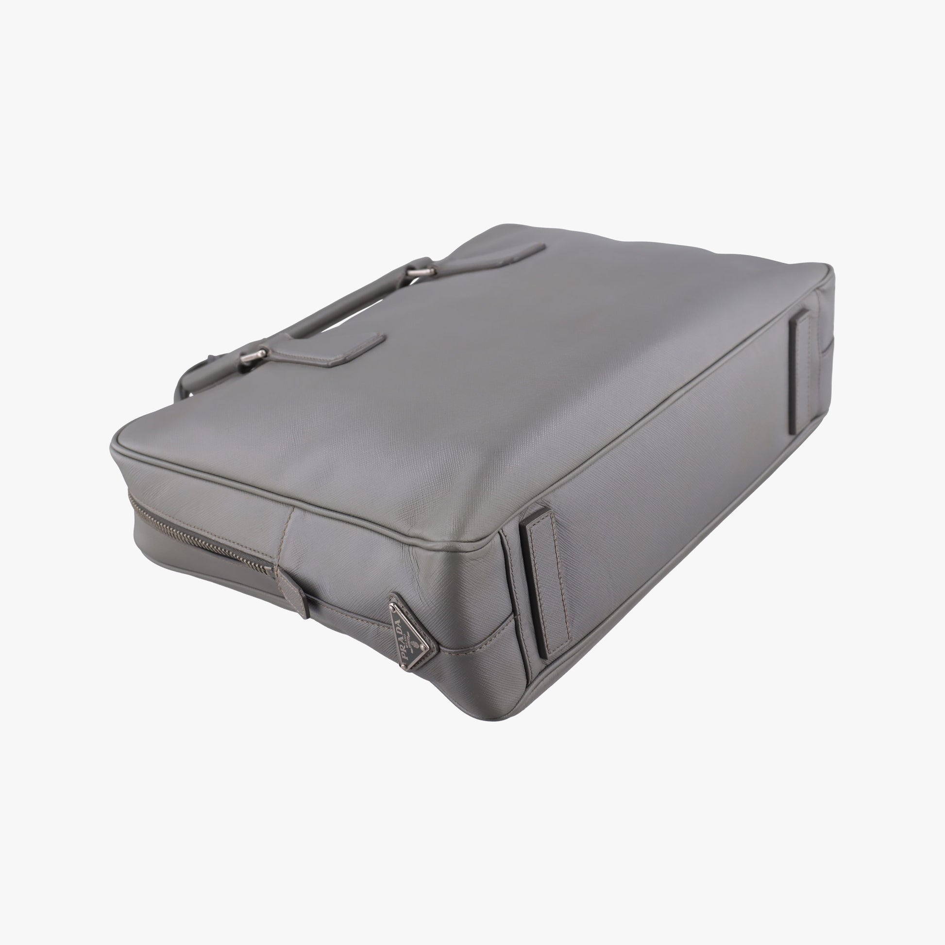 Briefcase Grey SAFFIANO Leather VS305M 58/N 173ブリーフケース グレー サフィアーノレザー VS305M 58/N 173