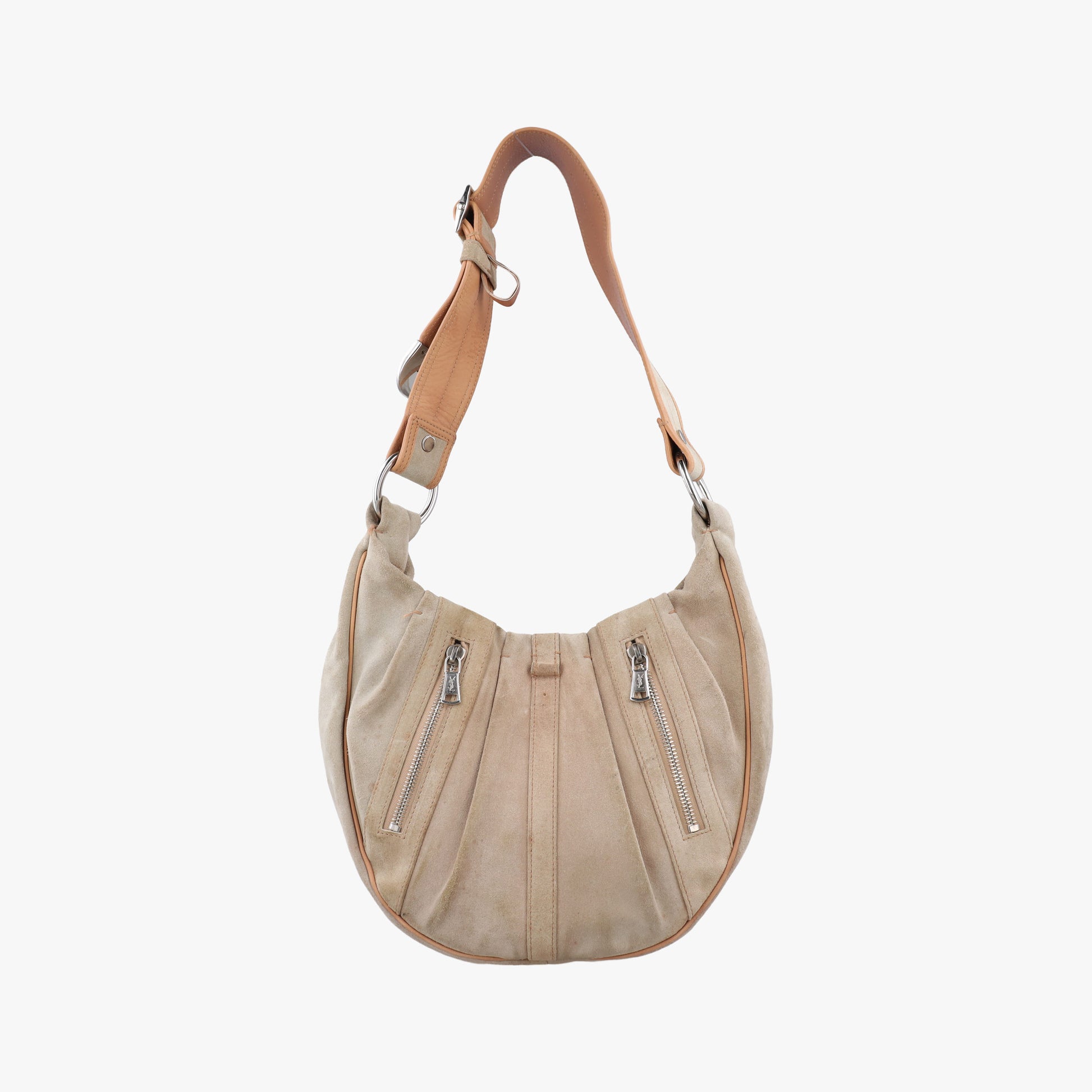 Rive Gauche Beige Leather×Suede 120436 120436.001998リヴゴーシュ ベージュ レザー×スエード 120436 120436.001998