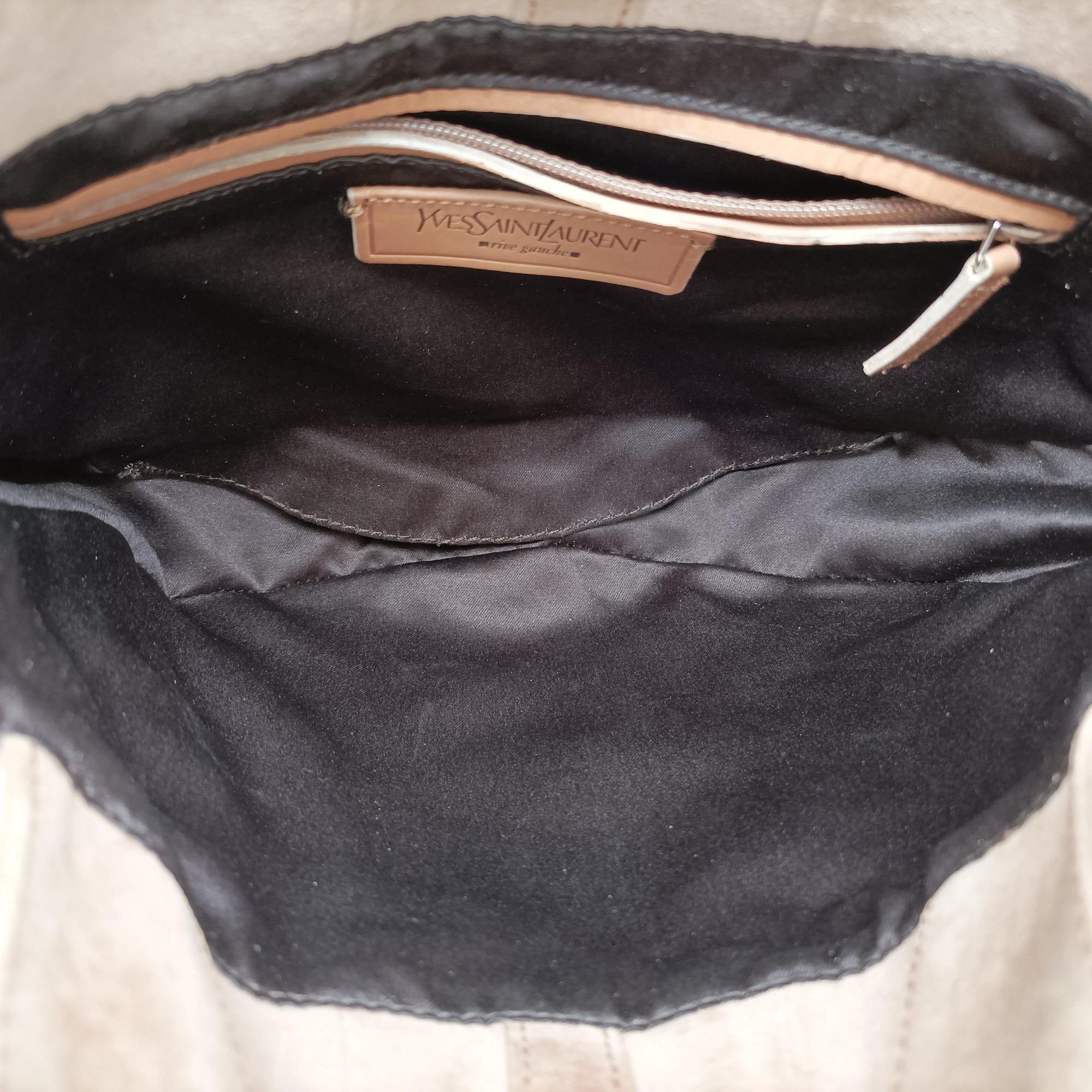 Rive Gauche Beige Leather×Suede 120436 120436.001998リヴゴーシュ ベージュ レザー×スエード 120436 120436.001998