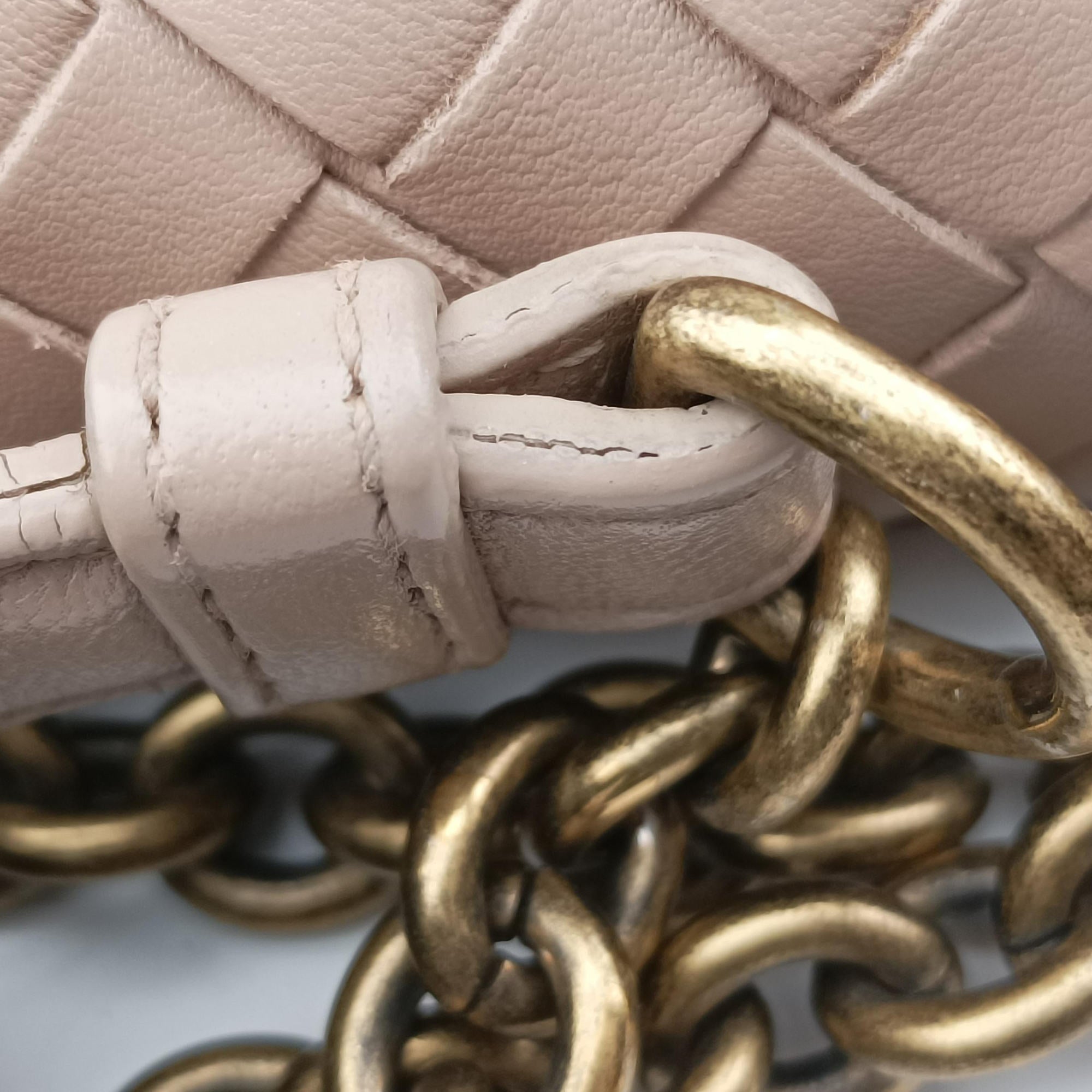 Intrecciato Olimpia Beige lambskin B078528942イントレチャート オリンピア ベージュ ラムスキン B078528942