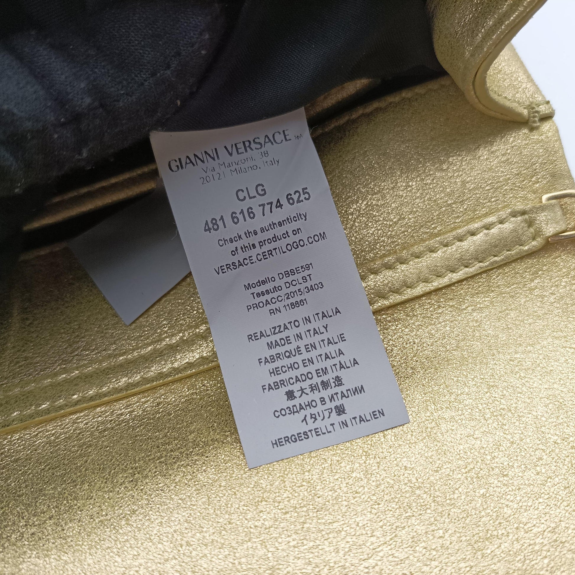 medusa Golden Leather CLG 481 616 774 625メデューサ ゴールド レザー CLG 481 616 774 625