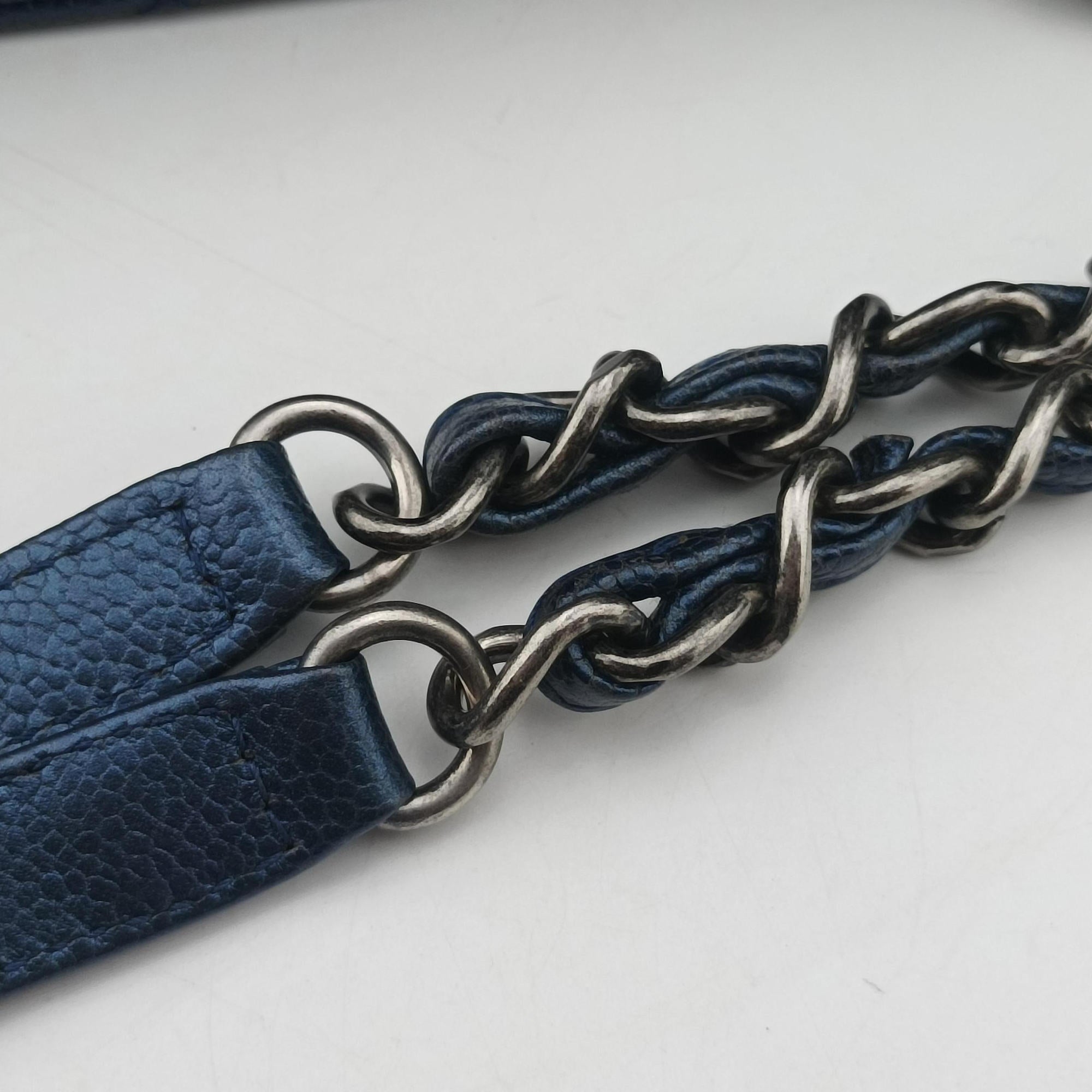 Matelasse Cocomark Blue Caviar Leather A67413 16748358マトラッセ ココマーク ブルー キャビアレザー A67413 16748358