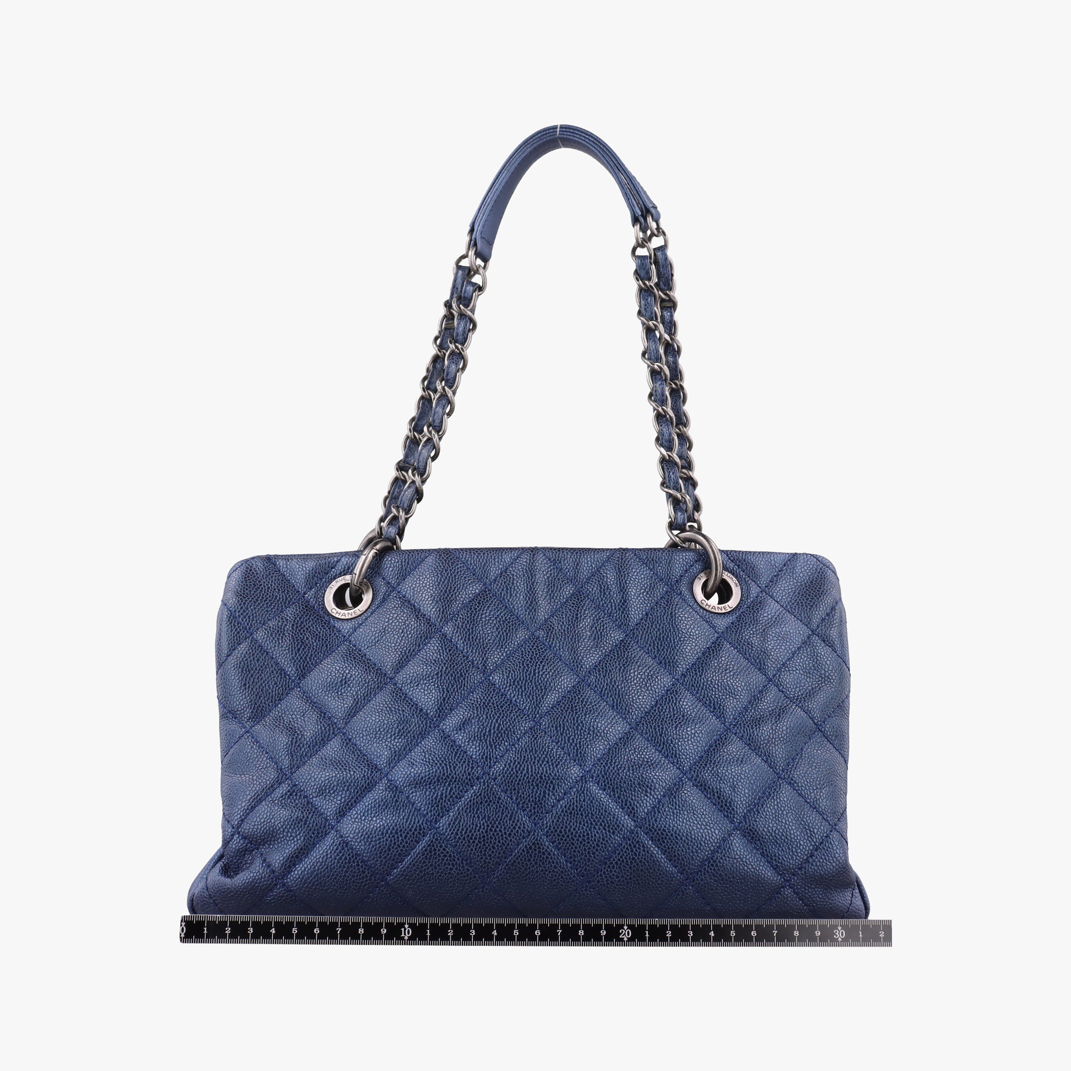 Matelasse Cocomark Blue Caviar Leather A67413 16748358マトラッセ ココマーク ブルー キャビアレザー A67413 16748358