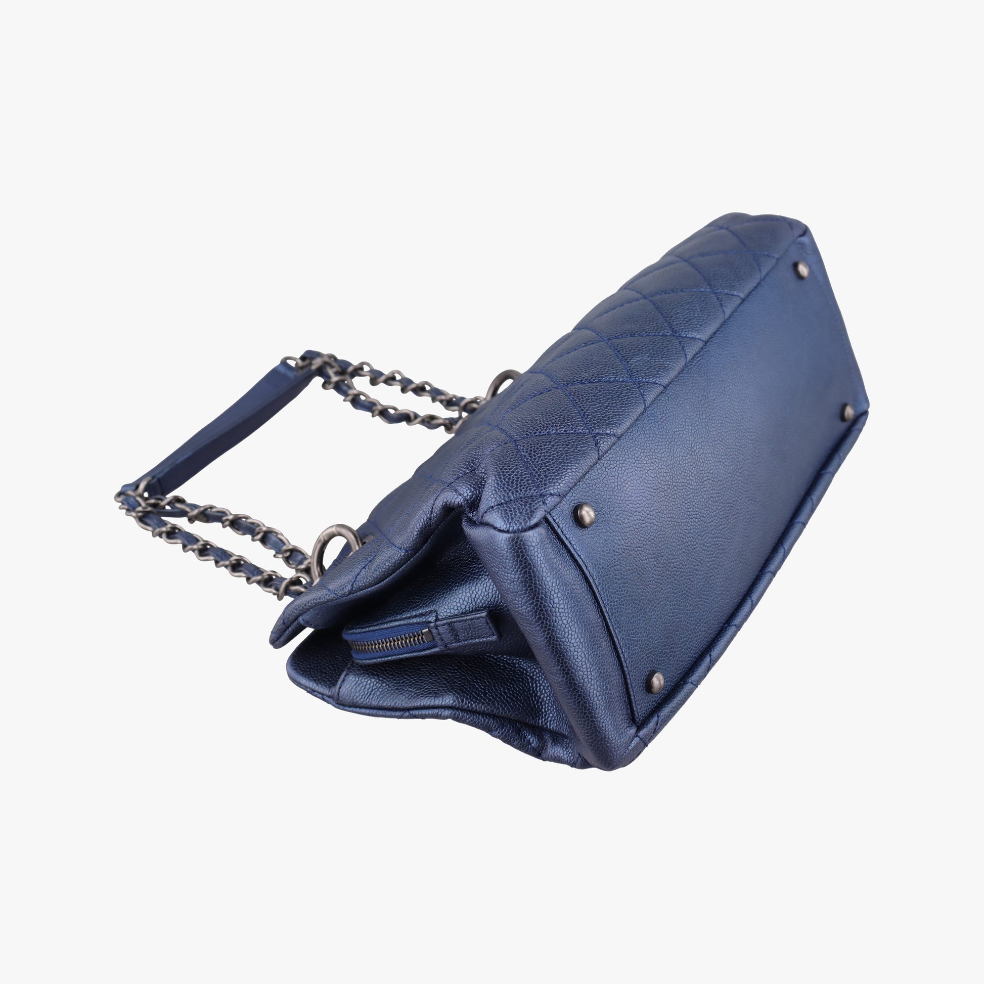 Matelasse Cocomark Blue Caviar Leather A67413 16748358マトラッセ ココマーク ブルー キャビアレザー A67413 16748358