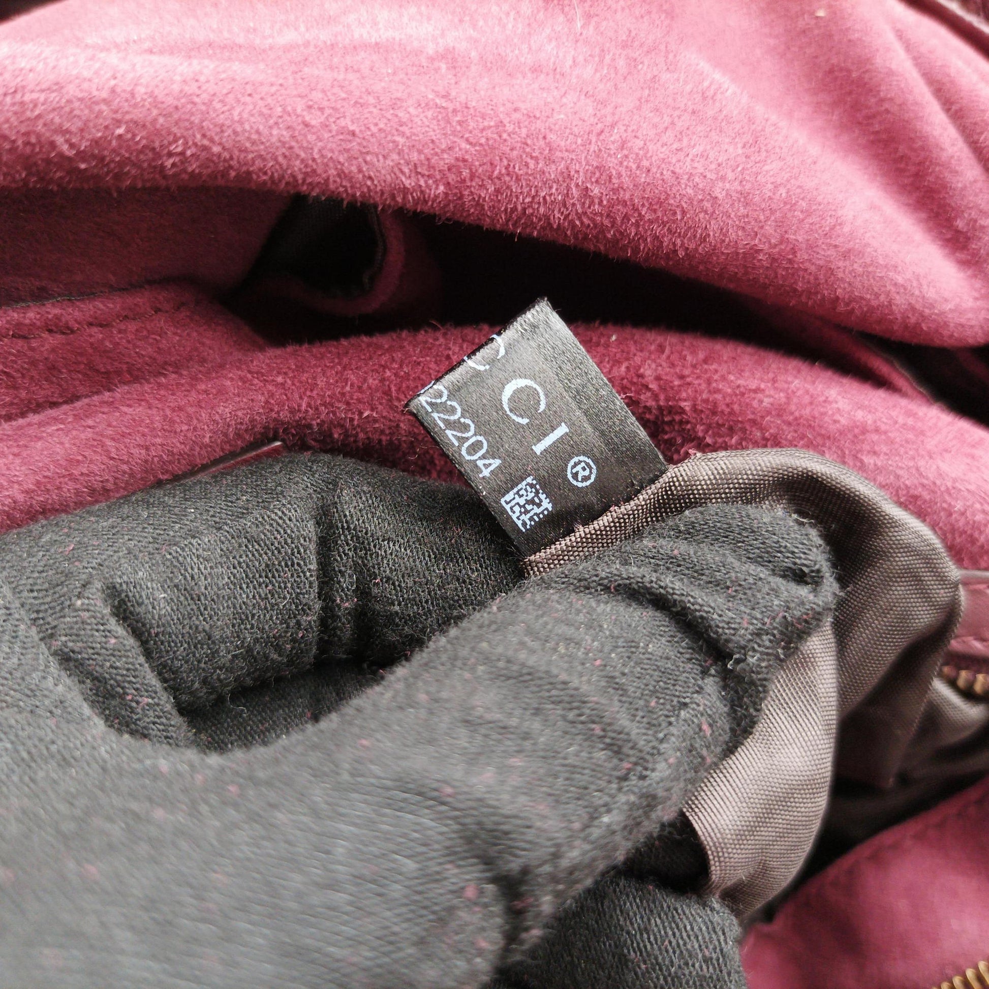 Stirrup Exotic Horsebit Burgundy ponyhair 296855 G013022204スターラップ エキゾチック ホースビット ワインレッド ハラコ 296855 G013022204