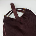 Stirrup Exotic Horsebit Burgundy ponyhair 296855 G013022204スターラップ エキゾチック ホースビット ワインレッド ハラコ 296855 G013022204