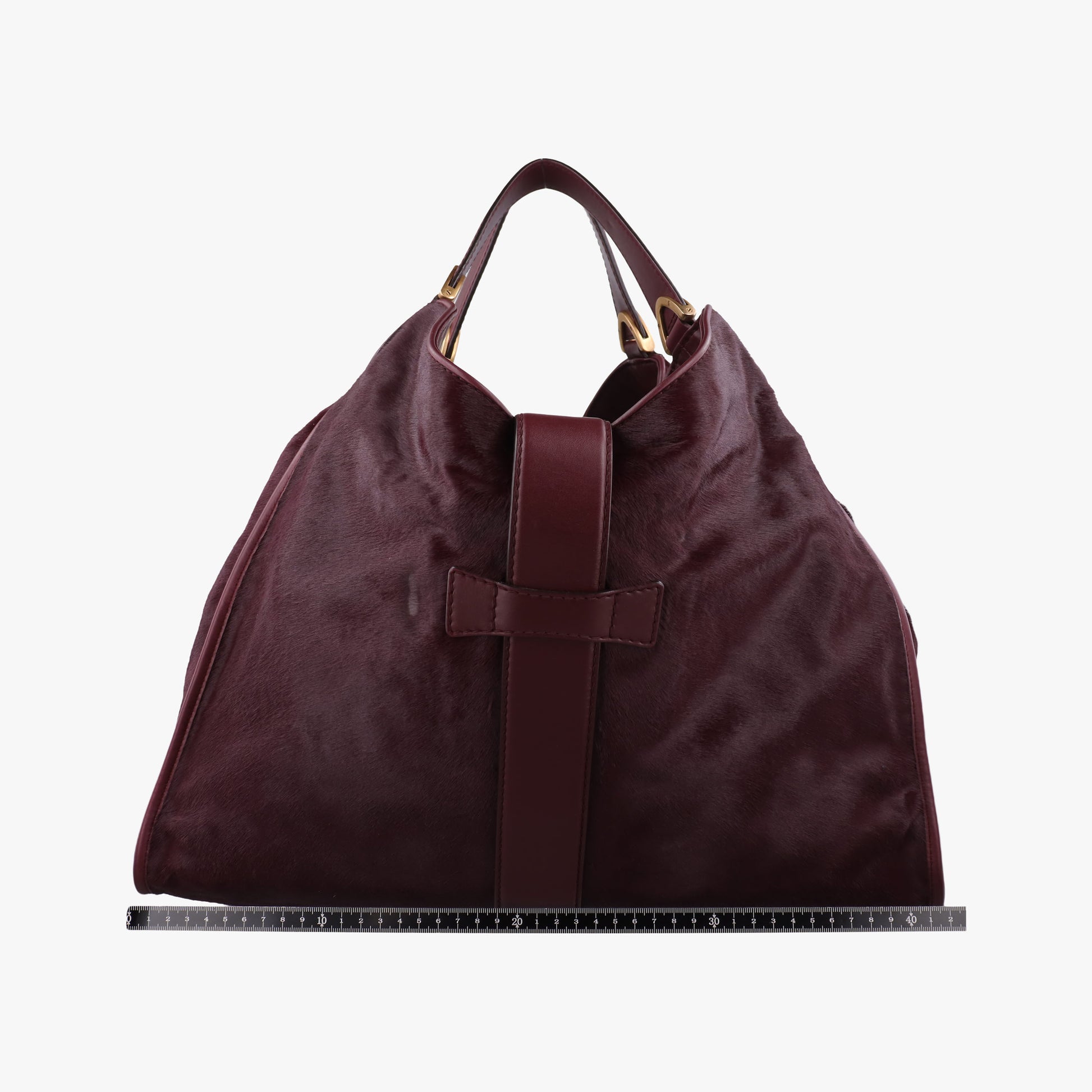 Stirrup Exotic Horsebit Burgundy ponyhair 296855 G013022204スターラップ エキゾチック ホースビット ワインレッド ハラコ 296855 G013022204
