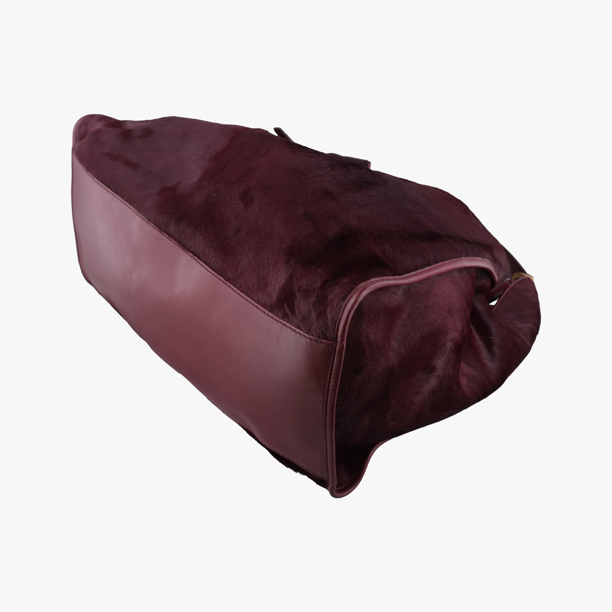 Stirrup Exotic Horsebit Burgundy ponyhair 296855 G013022204スターラップ エキゾチック ホースビット ワインレッド ハラコ 296855 G013022204