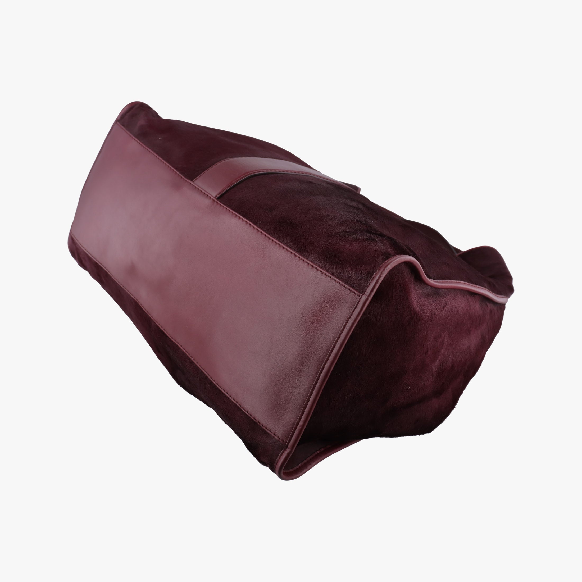 Stirrup Exotic Horsebit Burgundy ponyhair 296855 G013022204スターラップ エキゾチック ホースビット ワインレッド ハラコ 296855 G013022204