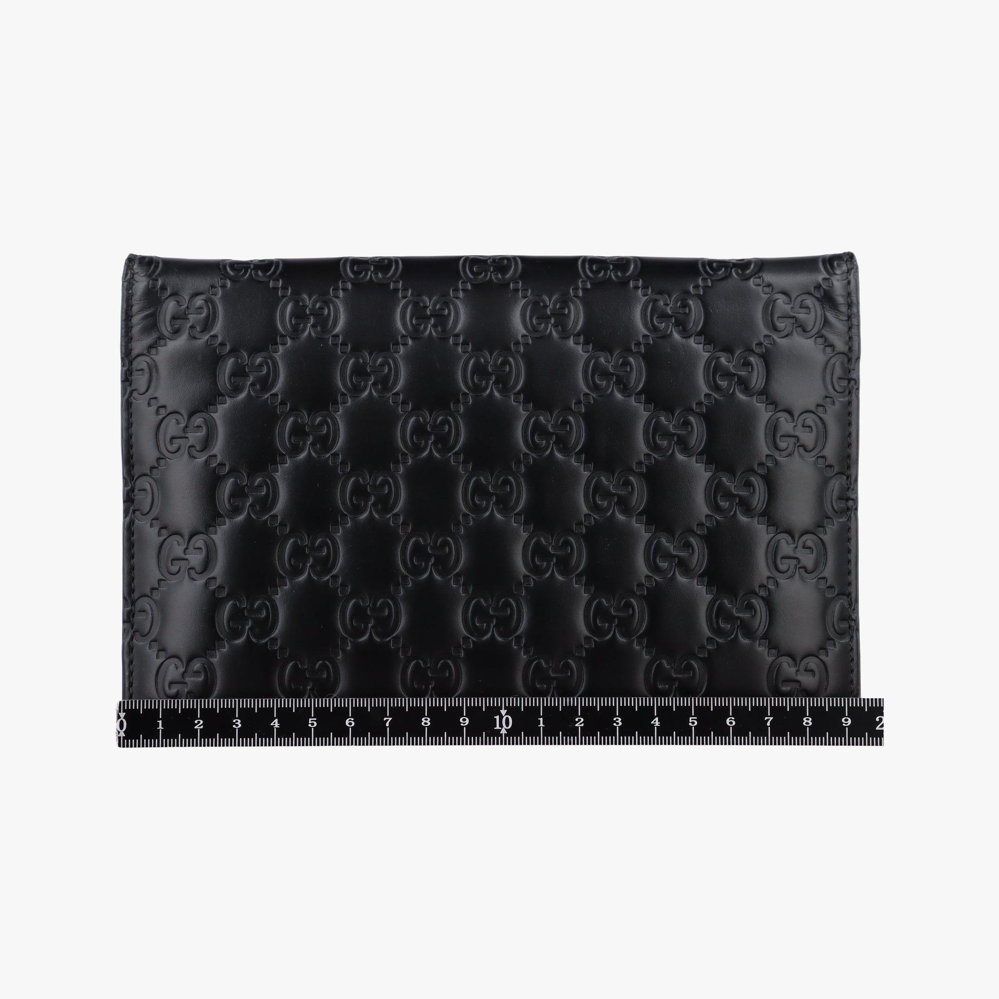 Guccissima Signature Bowy Black Leather 431408 グッチッシマ シグネチャー ボウイ ブラック レザー 431408 