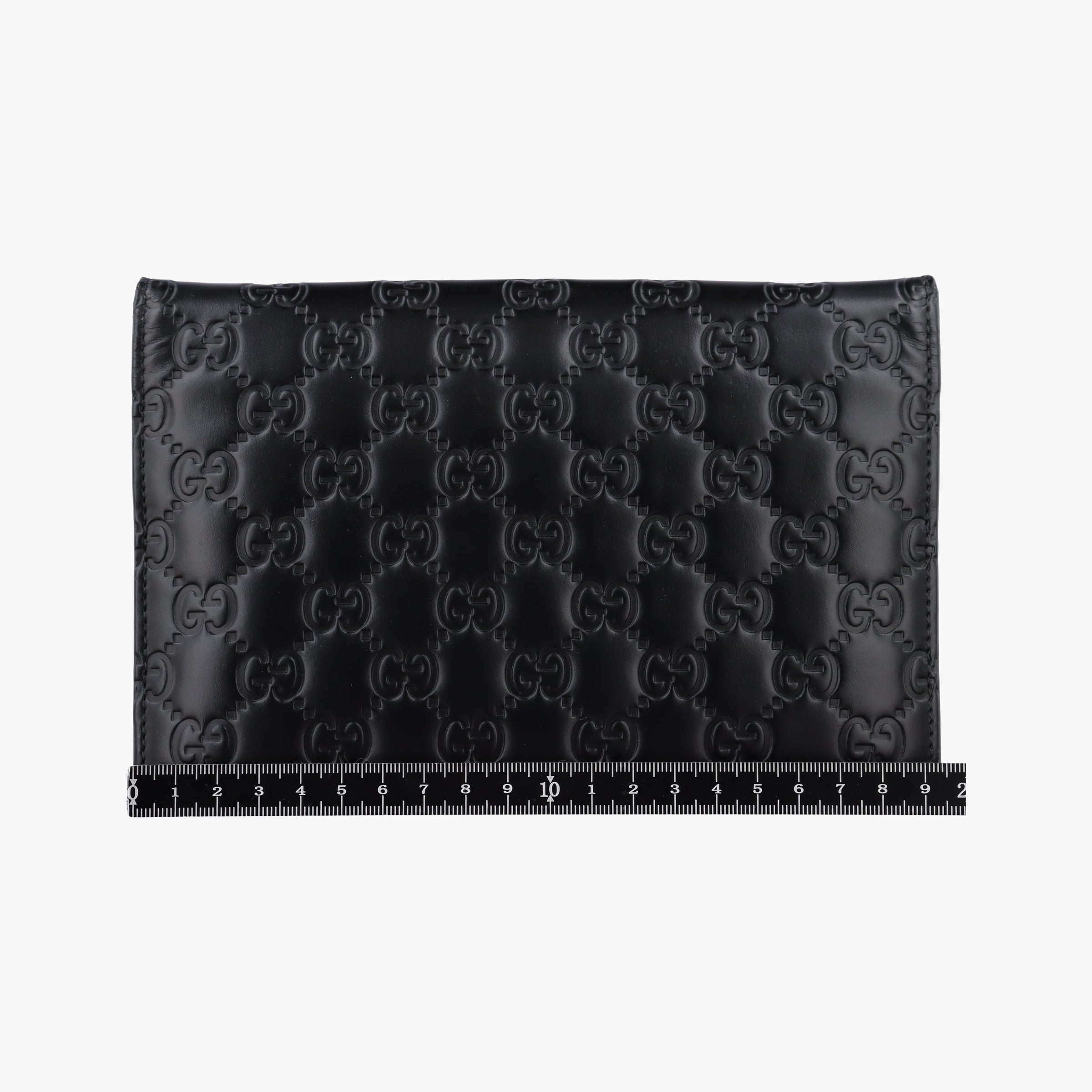 Guccissima Signature Bowy Black Leather 431408 グッチッシマ シグネチャー ボウイ ブラック レザー 431408 