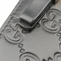 Guccissima Signature Bowy Black Leather 431408 グッチッシマ シグネチャー ボウイ ブラック レザー 431408 
