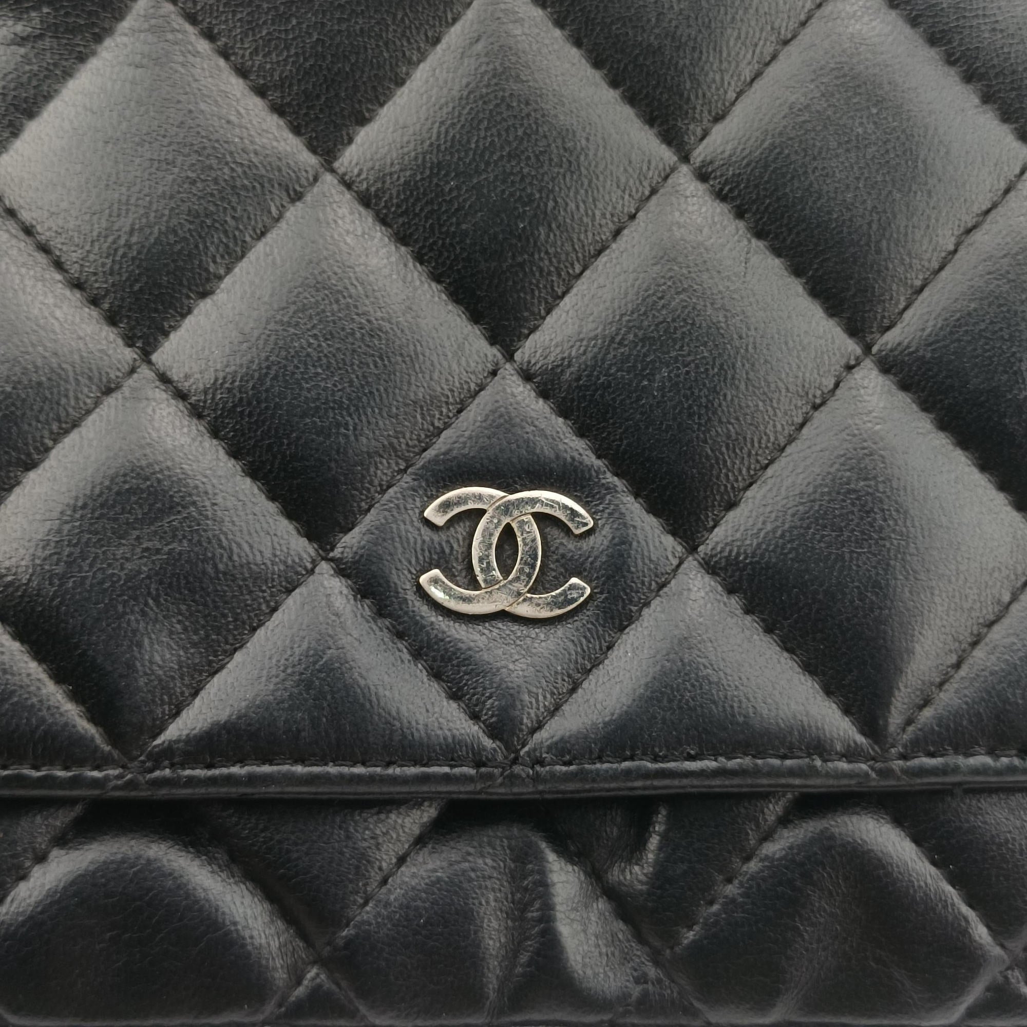 Matelasse coco mark Black lambskin A33814 17558280マトラッセ ココマーク ブラック ラムスキン A33814 17558280