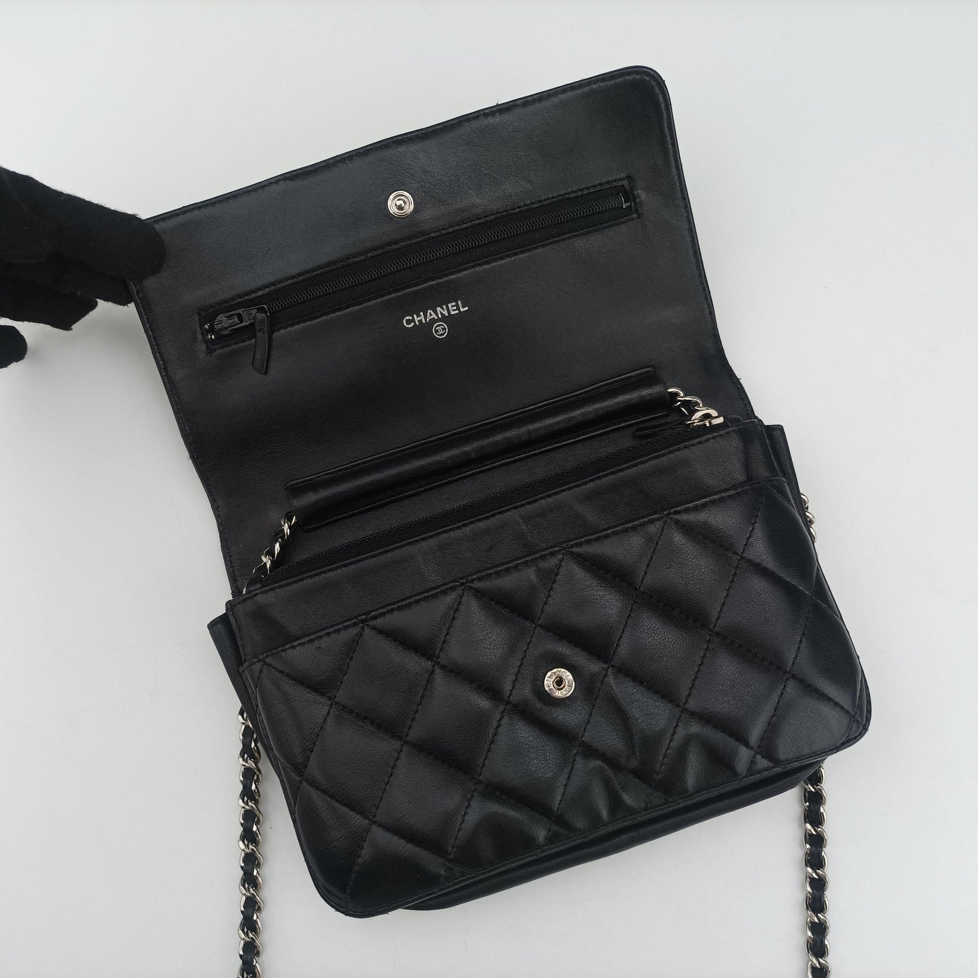 Matelasse coco mark Black lambskin A33814 17558280マトラッセ ココマーク ブラック ラムスキン A33814 17558280
