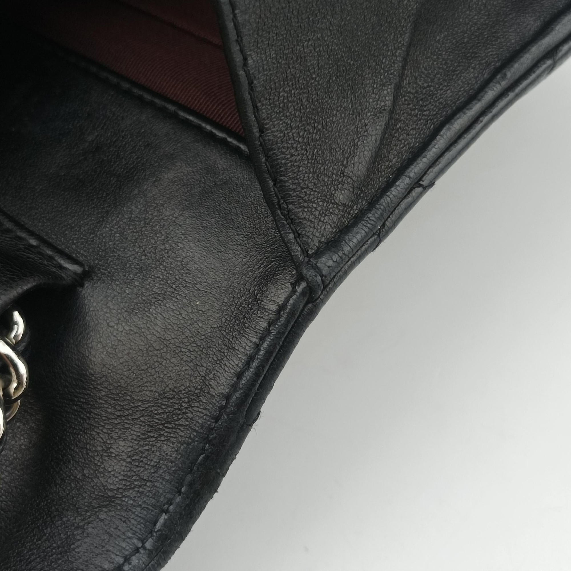 Matelasse coco mark Black lambskin A33814 17558280マトラッセ ココマーク ブラック ラムスキン A33814 17558280
