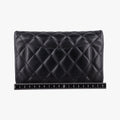 Matelasse coco mark Black lambskin A33814 17558280マトラッセ ココマーク ブラック ラムスキン A33814 17558280