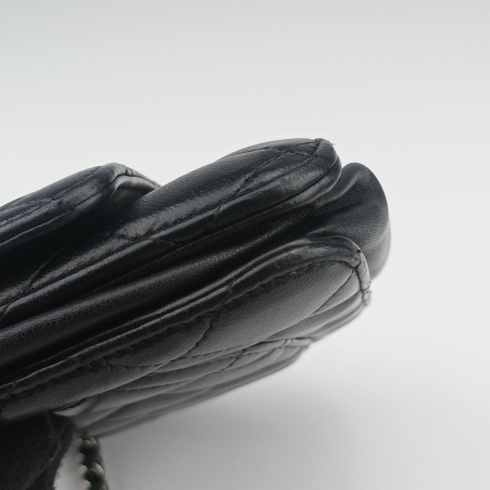 Matelasse coco mark Black lambskin A33814 17558280マトラッセ ココマーク ブラック ラムスキン A33814 17558280