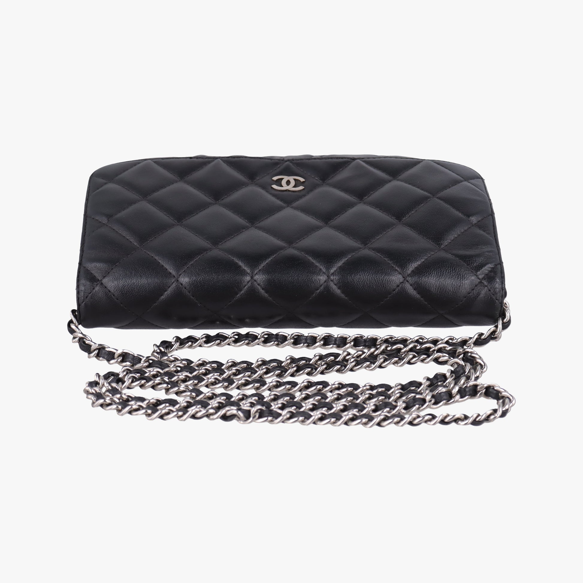 Matelasse coco mark Black lambskin A33814 17558280マトラッセ ココマーク ブラック ラムスキン A33814 17558280