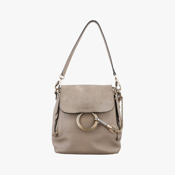 FAYE mini Grey Suede × leather 03 17 70 65 2フェイ ミニ グレー スエード×レザー 03 17 70 65 2