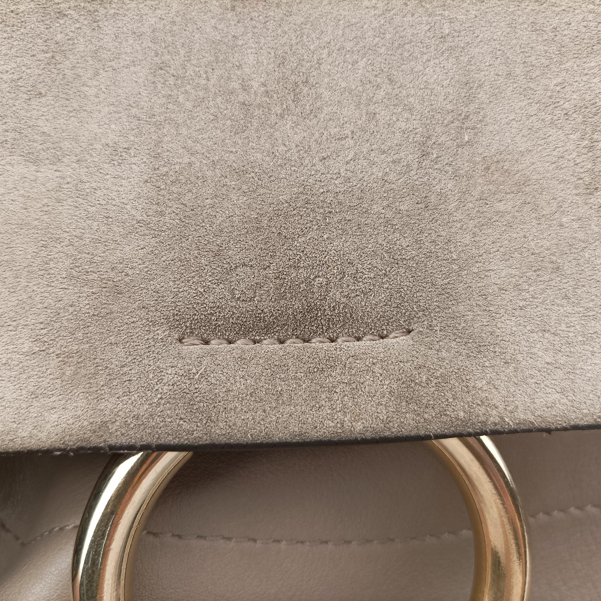 FAYE mini Grey Suede × leather 03 17 70 65 2フェイ ミニ グレー スエード×レザー 03 17 70 65 2