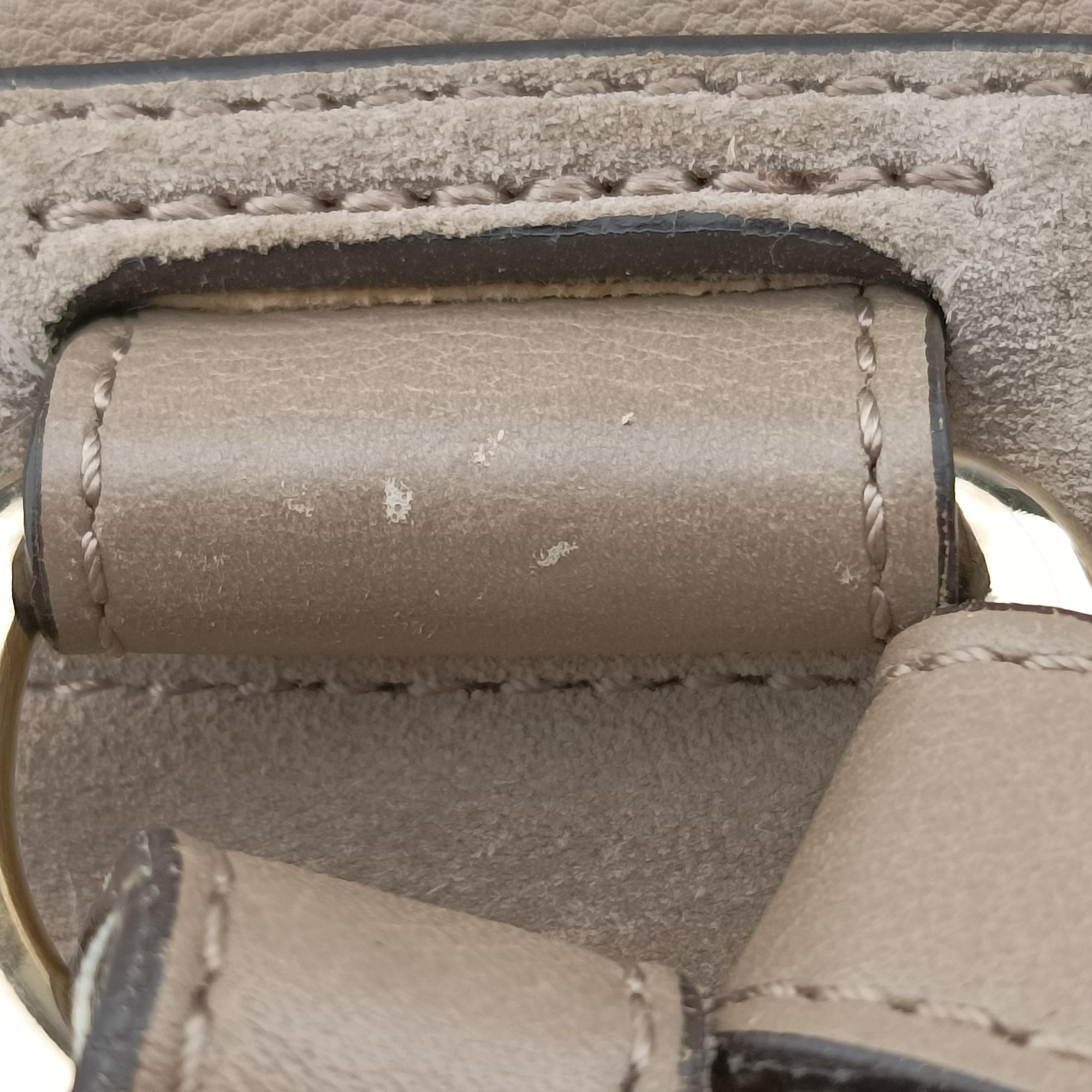 FAYE mini Grey Suede × leather 03 17 70 65 2フェイ ミニ グレー スエード×レザー 03 17 70 65 2